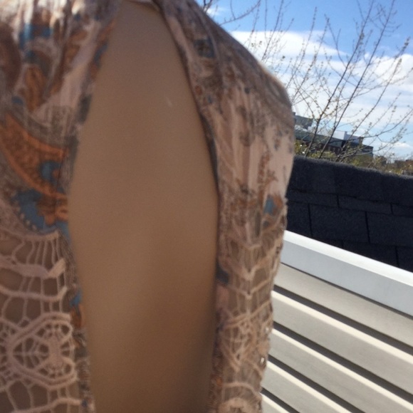 Free people dress xs 0 2 lace open back - Picture 3 of 3